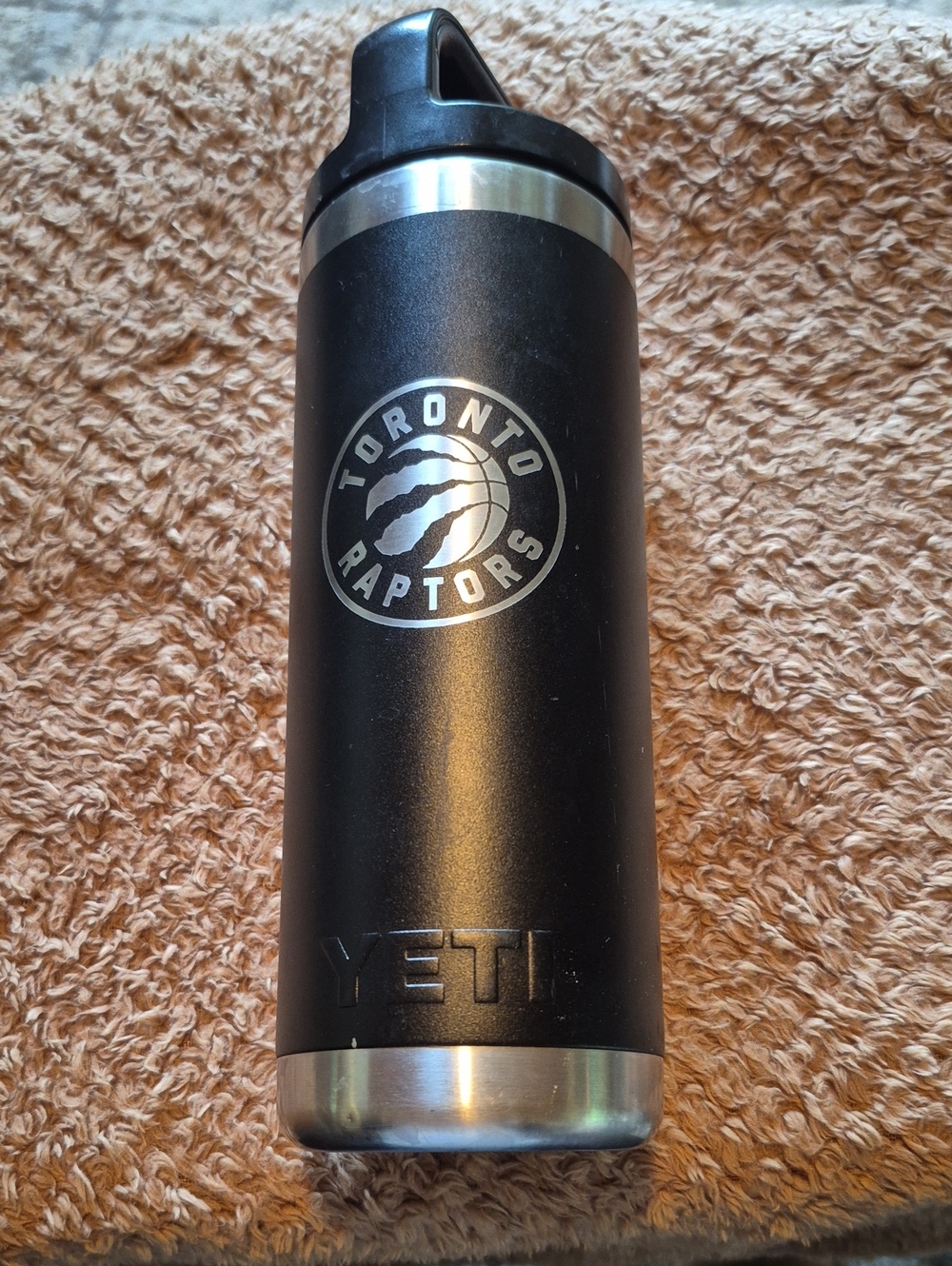 Yeti Black Stainless Steel Sports Bottle